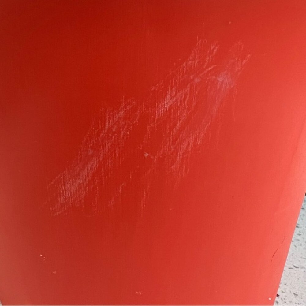 Vintage 1950s THERM WARE By David Douglas Orange-Red Insulated Ice Bucket w Lid - Picture 5 of 11